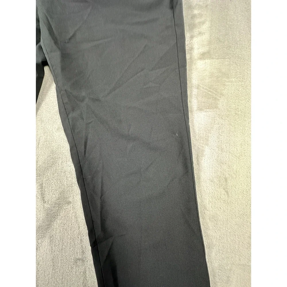 Banana Republic Avery Trouser Pants Womens Size 10P Black Stretch Wool Slacks